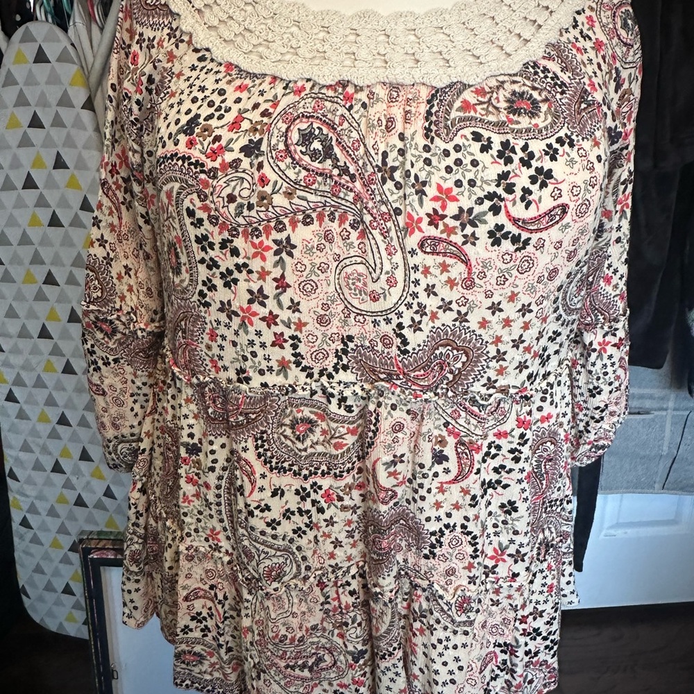 Floral Paisley Women's Top